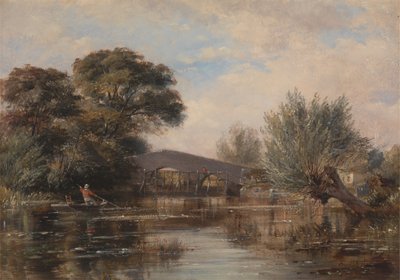 Most Godstow niedaleko Oksfordu autorstwa Edward William Cooke