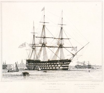 HMS "Victory", pierwsza klasa autorstwa Edward William Cooke