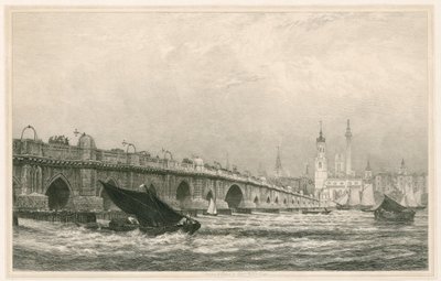 most Londyński autorstwa Edward William Cooke