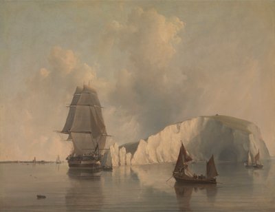 Off the Needles, wyspa Wight autorstwa Edward William Cooke