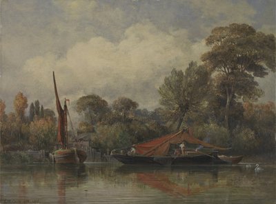 Naprzeciw mojego domu w Barnes autorstwa Edward William Cooke