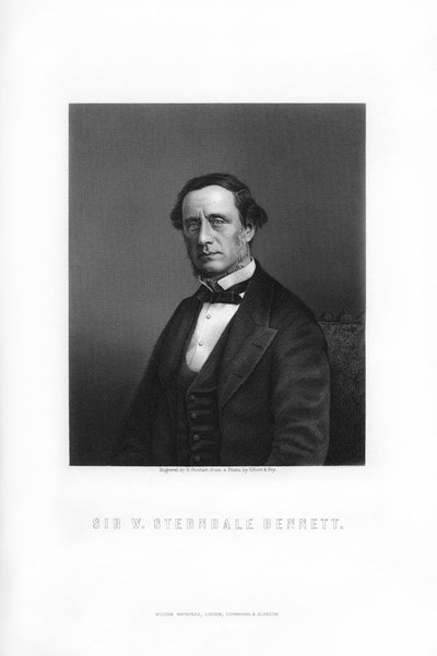Sir William Sterndale Bennett, angielski kompozytor, 1899. autorstwa Edward William Stodart
