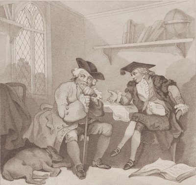 Scena uniwersytecka, czyli bezowocna próba z..., [1 sierpnia 1787], wznowiona 1 lipca 1802. autorstwa Edward Williams