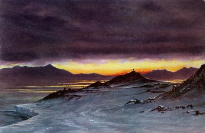 Hut Point, północ, 27 marca 1911, 1913 autorstwa Charles Edward Wilson