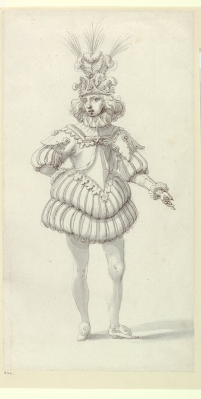 Salmacida Spolia - The King and Masquers: druga wersja (dla króla) autorstwa Edward the Elder Pearce