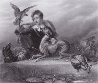 Przyjaciele wodza (grawerunek) autorstwa Edwin (after) Landseer