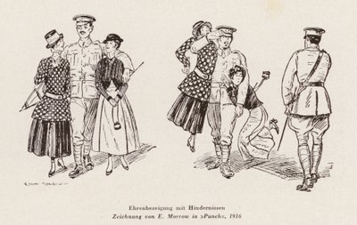 Salut z trudnościami (litografia) autorstwa Edwin A. Morrow
