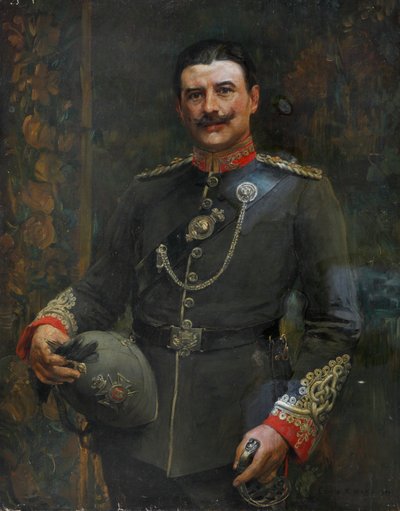Oficer batalionu ochotniczego pułku Middlesex, 1904 ok autorstwa Edwin Arthur Ward