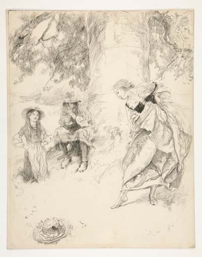 Taniec amarylis autorstwa Edwin Austin Abbey