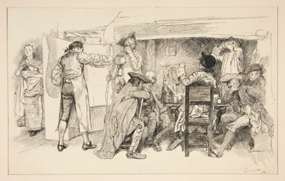 Pokój typu Ale House - autorstwa Edwin Austin Abbey