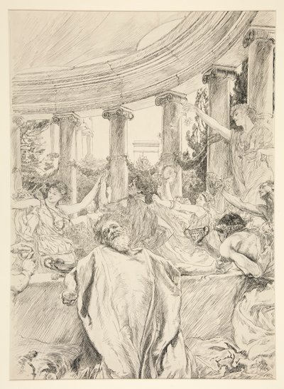 Apemantus: autorstwa Edwin Austin Abbey