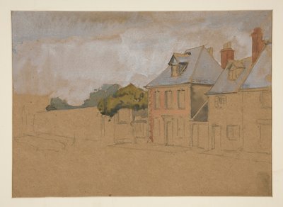 Studium architektoniczne autorstwa Edwin Austin Abbey