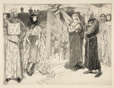 Przed murami Algieru: autorstwa Edwin Austin Abbey