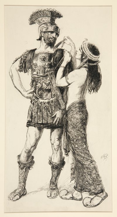 Kleopatra: autorstwa Edwin Austin Abbey