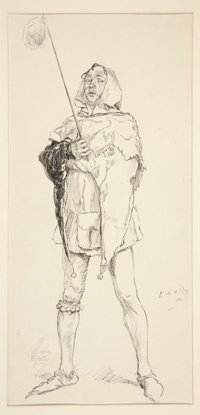 Błazen: autorstwa Edwin Austin Abbey