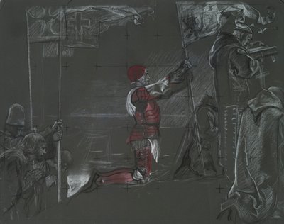 Kolumb odkrywa nowy świat autorstwa Edwin Austin Abbey