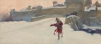 Studium składu dla autorstwa Edwin Austin Abbey