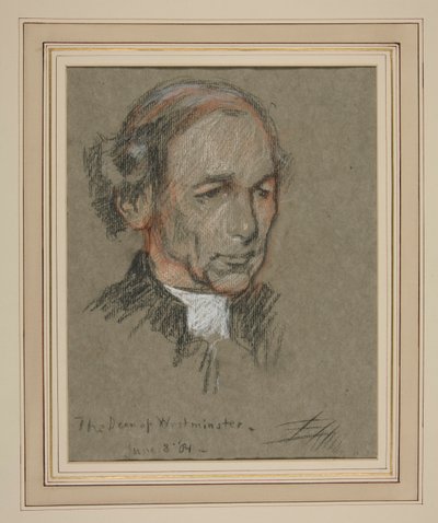 Koronacja Edwarda VII Portret: Joseph Armitage Robinson, kanonik autorstwa Edwin Austin Abbey
