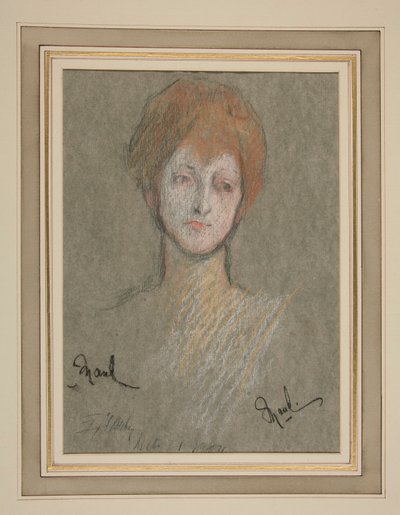 Koronacja Edwarda VII Portret: Księżniczka Maud z Wielkiej Brytanii autorstwa Edwin Austin Abbey