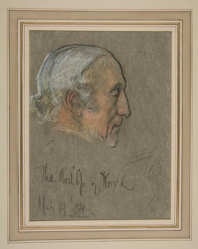 Koronacja Edwarda VII Portret: William Dalrymple Maclagan, Arcybiskup autorstwa Edwin Austin Abbey