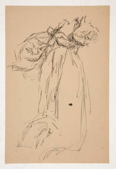 Studium draperii autorstwa Edwin Austin Abbey