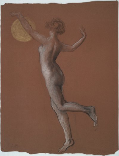Wczesne studium postaci autorstwa Edwin Austin Abbey