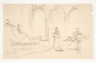 Wczesna nauka dla autorstwa Edwin Austin Abbey