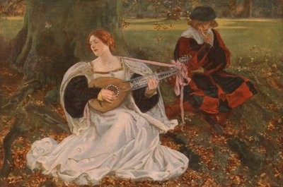 Fair jest moją miłością, ok. 1900, ok. 1930. autorstwa Edwin Austin Abbey