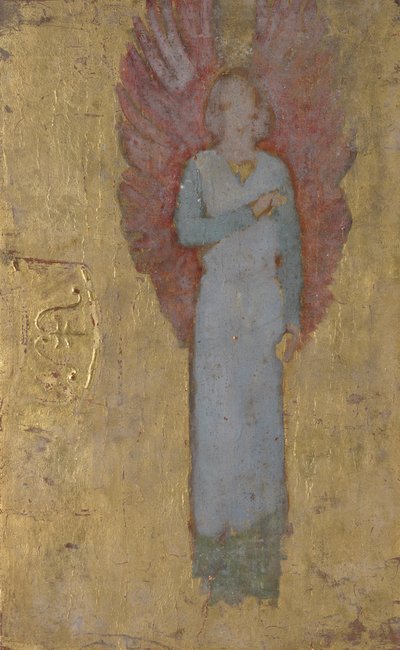 Studium postaci anioła autorstwa Edwin Austin Abbey