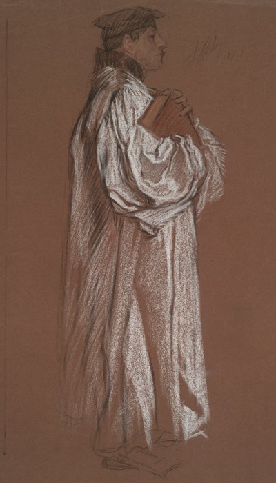 Figurka do procesu Katarzyny autorstwa Edwin Austin Abbey