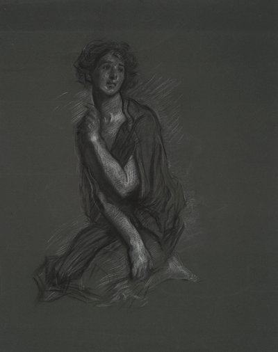 Studium postaci autorstwa Edwin Austin Abbey