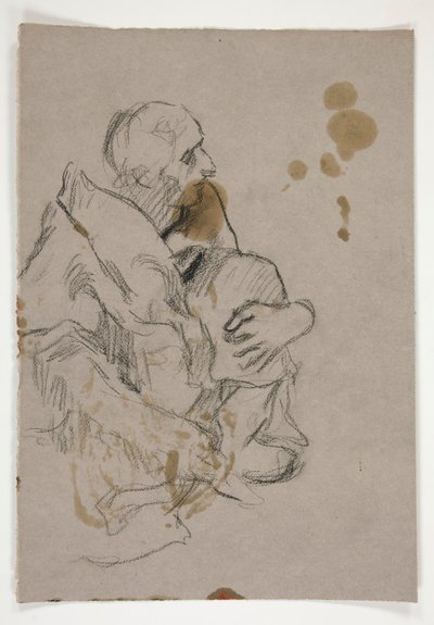 Studium postaci dla autorstwa Edwin Austin Abbey