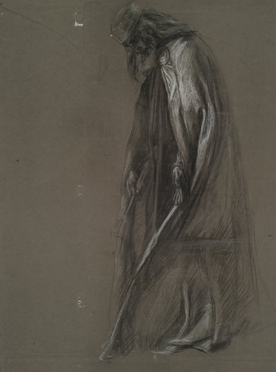 Studium postaci dla autorstwa Edwin Austin Abbey
