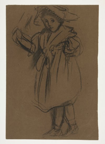 Studium postaci dla autorstwa Edwin Austin Abbey
