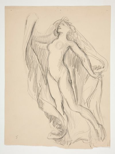 Studium postaci dla autorstwa Edwin Austin Abbey