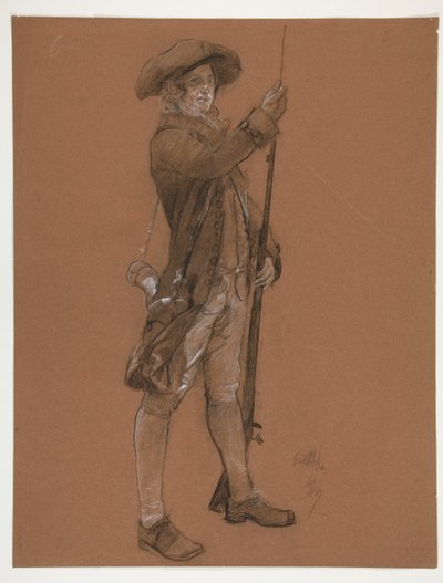 Studium postaci dla autorstwa Edwin Austin Abbey