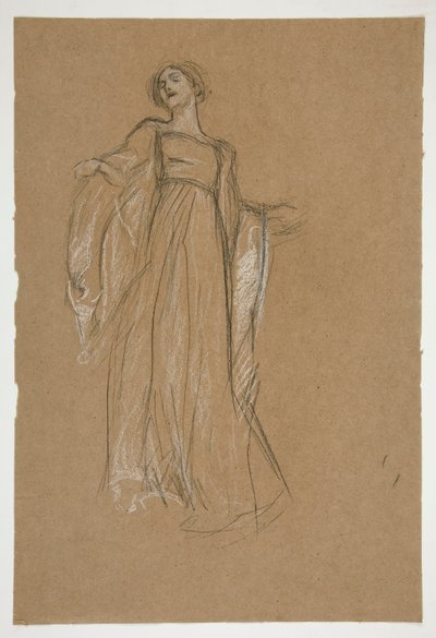 Studium postaci dla autorstwa Edwin Austin Abbey