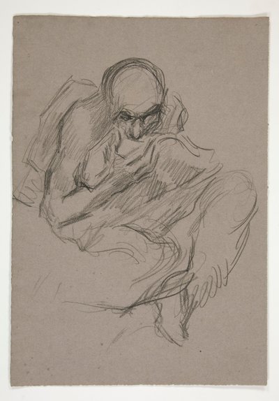 Studium postaci dla autorstwa Edwin Austin Abbey