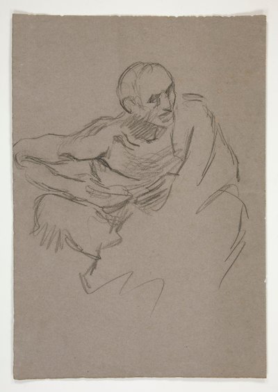 Studium postaci dla autorstwa Edwin Austin Abbey