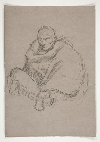 Studium postaci dla autorstwa Edwin Austin Abbey