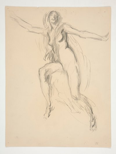 Studium postaci dla autorstwa Edwin Austin Abbey