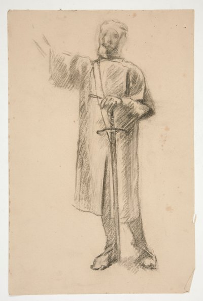 Studium postaci dla autorstwa Edwin Austin Abbey