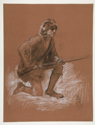 Studium postaci dla autorstwa Edwin Austin Abbey