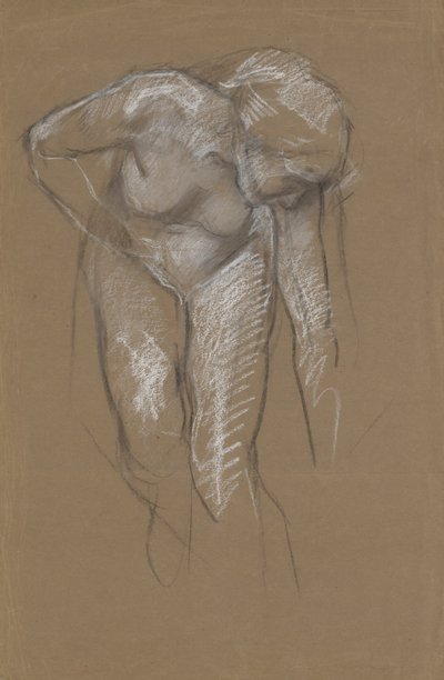Studium postaci dla autorstwa Edwin Austin Abbey