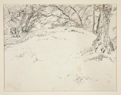 Scena leśna autorstwa Edwin Austin Abbey