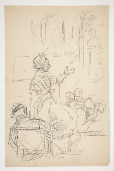 Grupa figur - (niezidentyfikowana ilustracja) ( autorstwa Edwin Austin Abbey