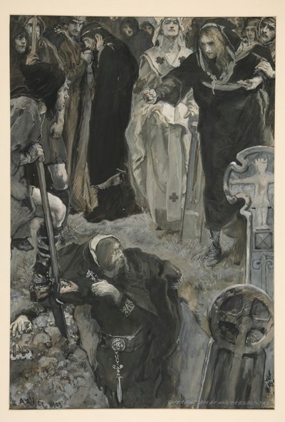 Mała wioska: autorstwa Edwin Austin Abbey