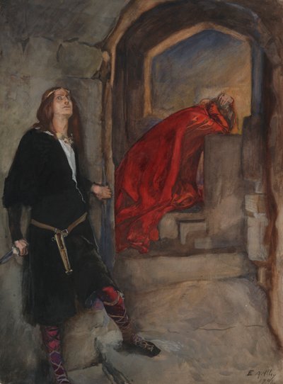 Mała wioska: autorstwa Edwin Austin Abbey