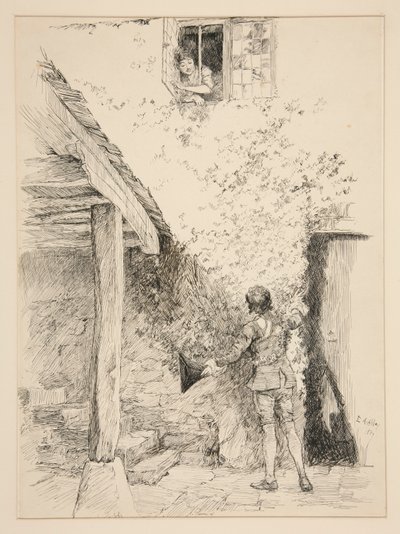 Ilustracja do autorstwa Edwin Austin Abbey