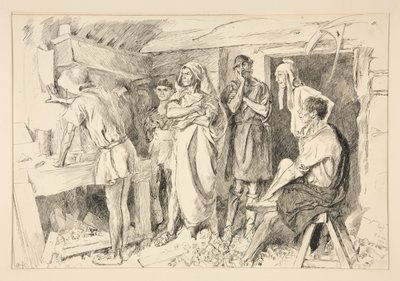 w pigwie autorstwa Edwin Austin Abbey